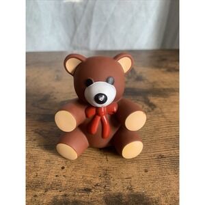 Vintage 1985 Squeaky Toy PVC Teddy Bear Ross Laboratories Similac Figure EUC